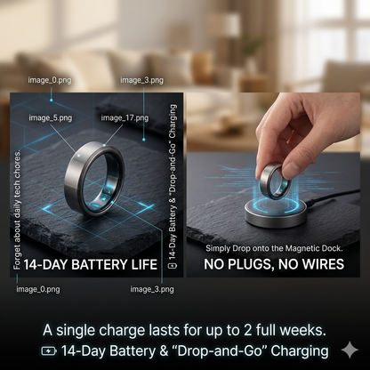 🎉 83% OFF Launch Offer🔥AuraNova™ G1 Non-Invasive Smart Ring（Mayo Clinic Recommended）