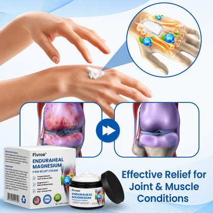 Pryxo™ EnduraHeal Magnesium Pain Relief Cream (Treats Arthritis, Neuropathy, Rheumatism, Sports Injuries & More)