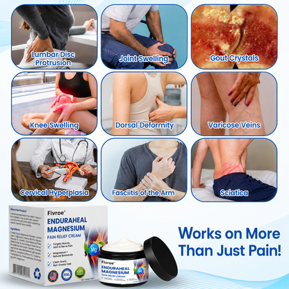 Pryxo™ EnduraHeal Magnesium Pain Relief Cream (Treats Arthritis, Neuropathy, Rheumatism, Sports Injuries & More)